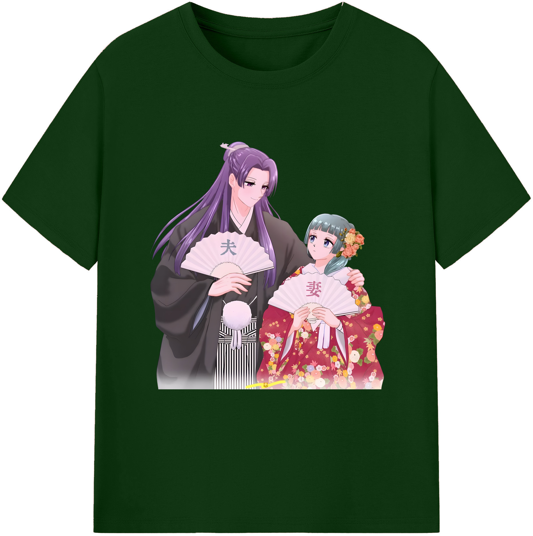 （画像用） 薬屋のひとりごと The Apothecary Diaries 綿100％半袖Tシャツ（フロントプリント）